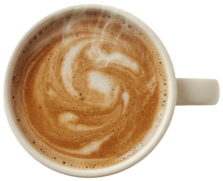 Hot americano coffee without milk