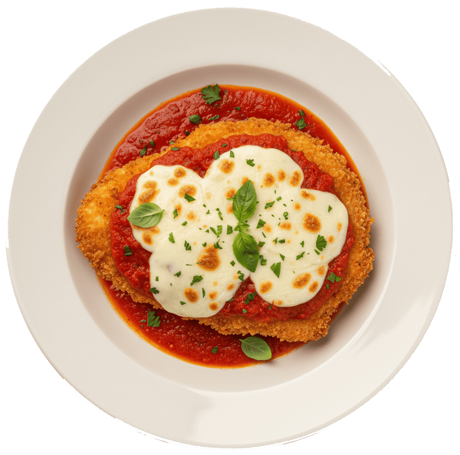 Breaded chicken parmesan