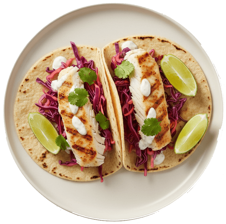 Grilled fish tacos